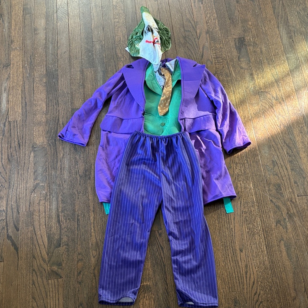 Kids Joker Costume - Purple and Green